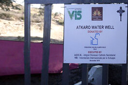 Opere realizzate. Installazione del primo pozzo in Etiopia.