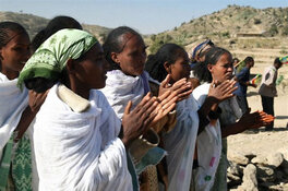 Opere realizzate. Installazione del primo pozzo in Etiopia.