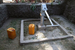 Opere realizzate. Installazione del primo pozzo in Etiopia.