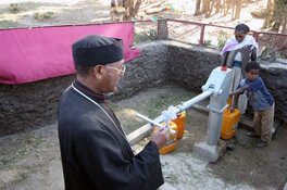 Opere realizzate. Installazione del primo pozzo in Etiopia.