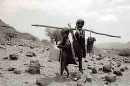 Opere realizzate. Installazione del secondo pozzo in Etiopia.