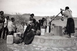 Opere realizzate. Installazione del secondo pozzo in Etiopia.
