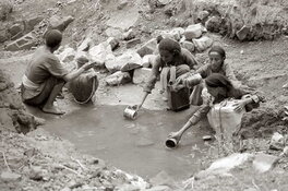 Opere realizzate. Installazione del secondo pozzo in Etiopia.